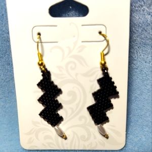 Handcrafted beaded earrings